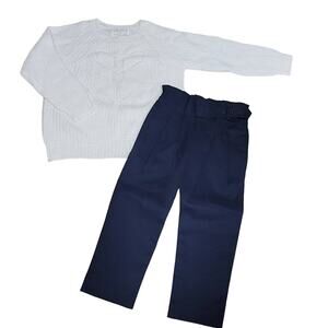Zara 2 Piece Girls Sweater and Trouser